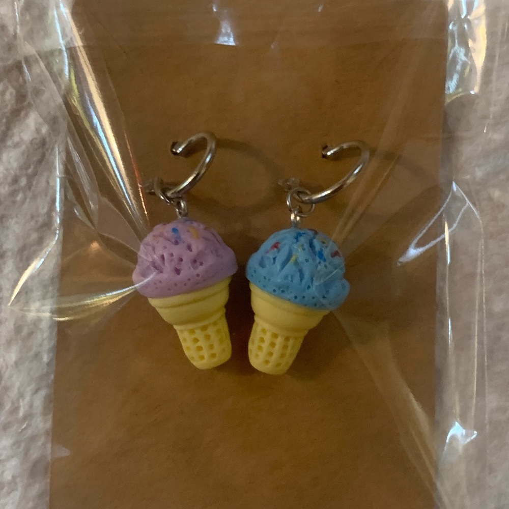 Ice Cream Cone Earrings